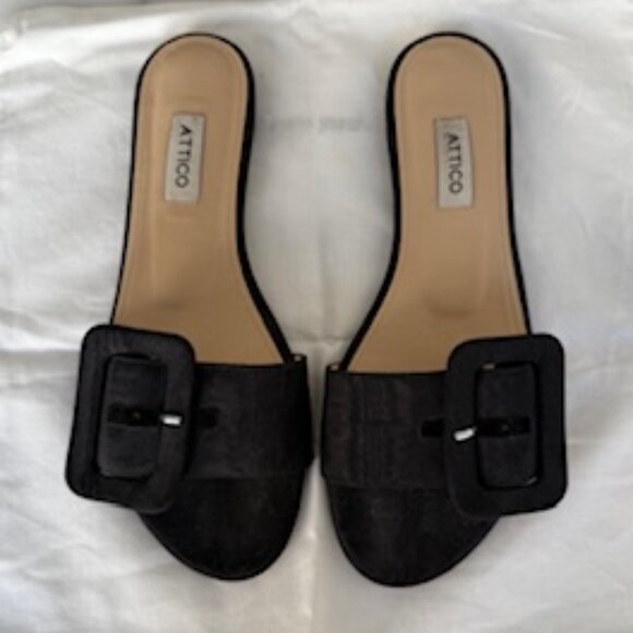ATTICO Flat Sandals Size 39 EU / 9 US - Picture 1 of 4